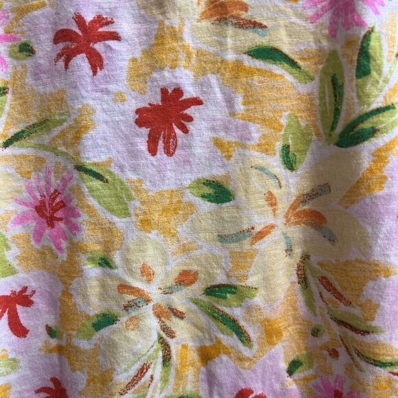 Crown & Ivy Women Plus Size 3X Floral Top Soft Spring Shirt Ruffle Sleeves - Picture 6 of 6